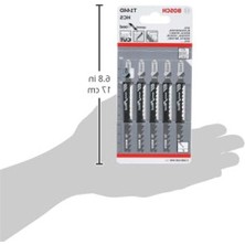 Cekar Store Bosch - Hızlı Kesim Serisi Ahşap Için T 144 D Dekupaj Testeresi Bıçağı - 5'li Paket          [enerji Sınıfı A]