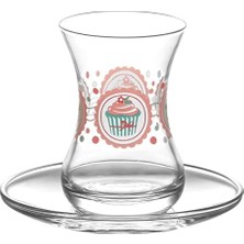 Daisy Home Lav Cupcake Mini 12'li Çay Seti