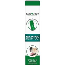 Cekar Store Vet's Best Aloe Vera ve Nane Özlü Köpek Diş Macunu 100 gr ve Parmak Fırça