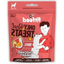 Cekar Store Fitfeed Freeze-Dried Çiğ Tavuk Yürek Köpek Ödül Maması 40G