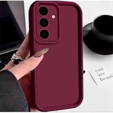 Daisy Home - Galaxy A17 ile Uyumlu Kılıf Yumuşak Lansman Silikon Kamera Korumalı Çıkıntılı 3D Kalın Kenarlı Kapak