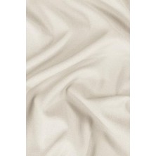 Cekar Store Gauze Fabric Design Capri Krem Ekstrafor Büzgülü Keten Dokulu Yüksek Kaliteli Tek Kanat Fon Perde 150 x 250