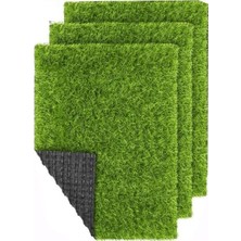 Cekar Store Yapay Çim A4 20X30 cm 3 Adet A4 Boyutunda Maket Çim Dekorati Yapay Çim Halı Teraryum Suni Çim