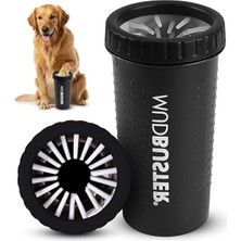 Cekar Store Mudbuster Taşınabilir Köpek Pençe Yıkayıcı/pençe Temizleyici, Büyük, Mat Siyah, Özel Sürüm