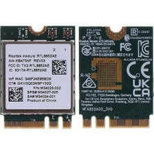 Modanom Lenovo Thinkcentre M70Q Gen 5 12TE Uyumlu Wifi Card