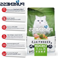 Cekar Store Tavuklu Yetişkin Kuru Kedi Maması 2 kg | Az Tahıllı | Hidrolize Protein | Hassas Sindirim | Tüy Yumağı Önleyici | Taurin | Omega 3-6 |%85 Hayvansal Protein | Süper Premium