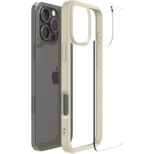 Daisy Home 16 Pro Max ile Uyumlu Ince Kılıf Crystal Hybrid Sararmaya Dayanıklı DURACLEAR™ Hava Kanalı TEKNOLOJISI™ Askeri Sınıf Koruma Mute Şeffaf Kapak - ACS08030