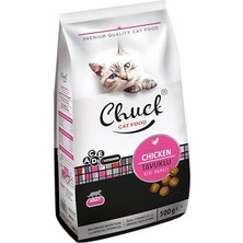Cekar Store 500 gr Kuru Mama, Kedi, Tavuk Etli x 12 Adet
