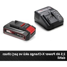 Cekar Store Einhell Akülü Darbeli Vidalama Te-Cd 18/44 Li-I (1x2.5 Ah) Power X-Change (18 V, 44 Nm, Darbeli Delme, 13 mm Metal Mandren, 2 Hız, 2.5 Ah Akü ve Şarj Cihazı)