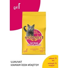 Cekar Store Yetişkin Kedi Mamasi Tavuklu 1 kg Sari Ambalaj