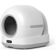 Cekar Store Xenon Smart Akıllı Otomatik Kedi Tuvaleti Mobil App ile Uzaktan Kontrol Uv Sterilizasyon ve Sensörlü Kum Kabı (Kum Paspası + Koku Tableti ve Çöp Poşeti Hediyeli) X8624