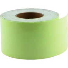 Cekar Store Fotolümen Gece Parlayan En 10 cm Reflektörlü 1 mt Ikaz Yeşil Fosforlu Reflektif Düz Şerit Bant
