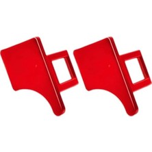 Cekar Store Gizli Araba Emniyet Kemeri Klipsi, Otomotiv Emniyet Kemeri Tokası Alarm Stoperi, Sürüş Gürültüsünü Iptal Etmek Için Araç Emniyet Kemeri Susturucu (Kırmızı) (Plastik) (2)