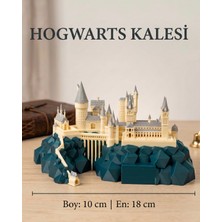 3DcraftTR Harry Potter Hogwarts Kalesi – 3D Tasarım Dekoratif Masa Üstü Obje ( 10 x 18 cm )
