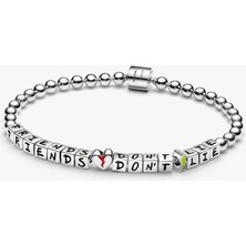 KFS Pandora Stranger Things Arkadaşlar Yalan Söylemez Bileklik 925 Ayar Gümüş