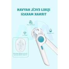 Cekar Store Işıklı Kedi Köpek Tırnak Makası Pet Evcil Hayvanları Için Korumalı Led'li Törpülü Tırnak MAKASI,515201661