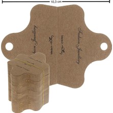 Zero Land Muratech Kraft Kelebek Kolye Kartı-Beyaz-1