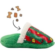 Cekar Store Havhav Peluş Terlik Mama Saklamalı Köpek Zeka Oyuncağı Sesli Köpek Oyuncağı