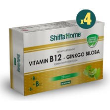 Aksu Shiffa Home Vitamin B12-GINKGO Biloba 150 Mg 28 Tablet 4 Adet