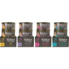 Cekar Store After Dark Tavuk&bıldırcın Yumurtası&sığır&ördek Et Suyunda Yetişkin Kedi Konservesi Çeşit Paketi 12X80G