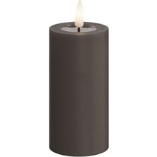 Cekar Store Iç Mekan Alevsiz LED Mum - Mocha - Gerçek Alevli ™ Teknolojisi - Pille Çalışan Mum (5 x 10 Cm)          [enerji Sınıfı A+]