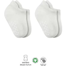 Vera Vtc 2'li Sneakers Kaymaz Basic Penye Çorap 20103 Ekru Ekru 965874