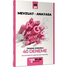 Anla Kazan Yayınları Yeni Ags - Yediiklim 2026 Meb-Ags Mevzuat Anayasa 40 Deneme Çözümlü Ahenk Serisi Yediiklim Yayınları