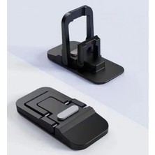 Cekar Store 2 Kademeli Küçük Katlanabilir Dizüstü Bilgisayar Standı, Dizüstü Yükseltici, Birden Çok Açılı Taşınabilir Dizüstü Bilgisayar Standı,klavyeler, Tabletler ile Uyumlu 2 Adet (Siyah)