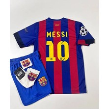 Fc. B.a.r.c.e.l.o.n.a 2015 Şampiyonlar Ligi Finali Lionel Messi Nostalji Çocuk Forması Armalı Set