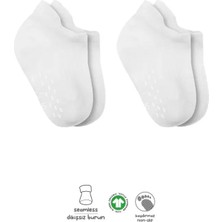 Vera Vtc 2'li Sneakers Kaymaz Basic Penye Çorap 20103 Beyaz Beyaz 965874