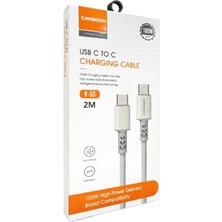 Daisy Home Type-C Pd Hızlı Şarj Kablosu, 100W, 2 Metre, Usb-C Uyumlu