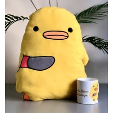 Daisy Home Giftmoda Yar Ben Belanın Ta Kendisiyim Civciv Tasarımlı Kupa ve Yastık Set