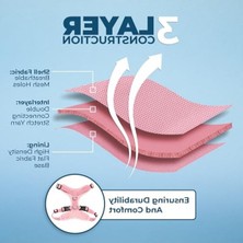 Cekar Store Voyager Kilitli Kedi Kemeri - Küçük ve Büyük Kediler Için Ayarlanabilir Basamak Yeleği - Pembe (Uyumlu Kesim), Xx-Small