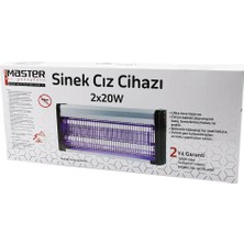 Savarga 40W Lüx Kasa - Beyaz Kutu 2X20W Sinek Öldürücü Cız Makine Sd-70 (4801)