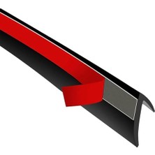 Cekar Store Xspring Araba Contası, 4 Metre Otomotiv Cam Yapışkanlı Conta Şeridi, V Tipi Kauçuk Kenar Koruyucu, Otomobil Camı Conta Şeridi, Ön ve Arka Cam ile Panoramik Cam Için Hava ve Su Geçirmez Conta