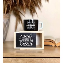 Daisy Home Giftmoda Work Hard Dream Tasarımlı Kutlu Kupa