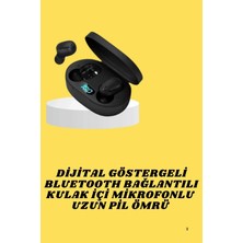 Nemere Tws Bluetooth Kulaklık Kulak Içi Kablosuz Dijital Göstergeli Çağrı Cevaplayabilen