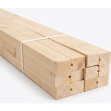 Kapı Sereni Ahşap Ekli (Finger Joint) Göknar 4.2cm x 3cm x 210CM (12'li Paket)
