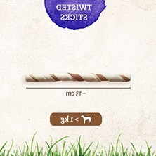 Cekar Store Delights Beef Twisted Sticks Burgu Çubuklar 10'lu, 55 gr Köpek Ödülü