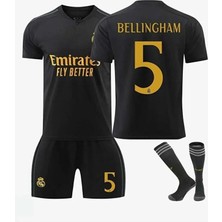 R. Madridd 2023-24 Yeni Sezon Jude Bellingham Çocuk Forması 3'lü Set (Thırd Shirt)