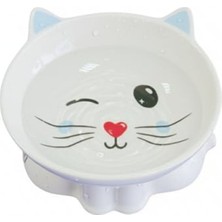 Cekar Store Melove Pure Porselen Mama & Su Kabı (Sky)