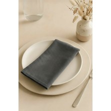 Dokuar Kadife Dokulu 40X40 Premium Düz Polyester 6’lı Dertsiz Kumaş Amerikan Servis Peçete