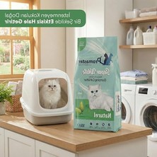 Cekar Store Süper Beyaz Doğal Bentonit Topaklanan Kedi Kumu Natural Kokusuz 10 Lt