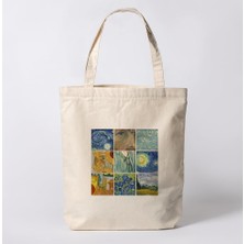 Daisy Home Van Gogh Bez Çanta, Pinterest Omuz ve El Çantası, 35X40CM