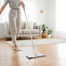 Cekar Store Deconox Yeni Nesil Mandallı Sprey Mop - Dahili Su Hazneli, Tüm Bezlerle Uyumlu Kompakt Mikrofiber Temizlik Seti