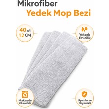PremiumPort Yüksek Emicilik Mikrofiber Yedek Mop Bezi, Hızlı Temizlik Için Idealdir