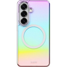 Laut Samsung Galaxy S26 Plus Manyetik Kılıf – Holografik Darbe Koruma Beyaz