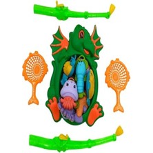 Cekar Store Hyd Balık Tutma Yakalama Oyunu 12 Parça Mıknatıslı Oltalı Deniz Canlıları Eğlenceli Eğitici Oyuncak