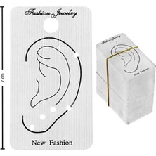 Zero Land Muratech Kıkırdak Küpe Kartı-Beyaz