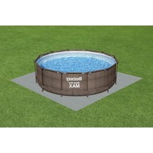 Bestway Flowclear Havuz Zemin Koruyucu, Hasarı Önlemek Için 9 Parça Koruma, 2,25 Metre Kare Kaplama, Çok Renkli, (58639)